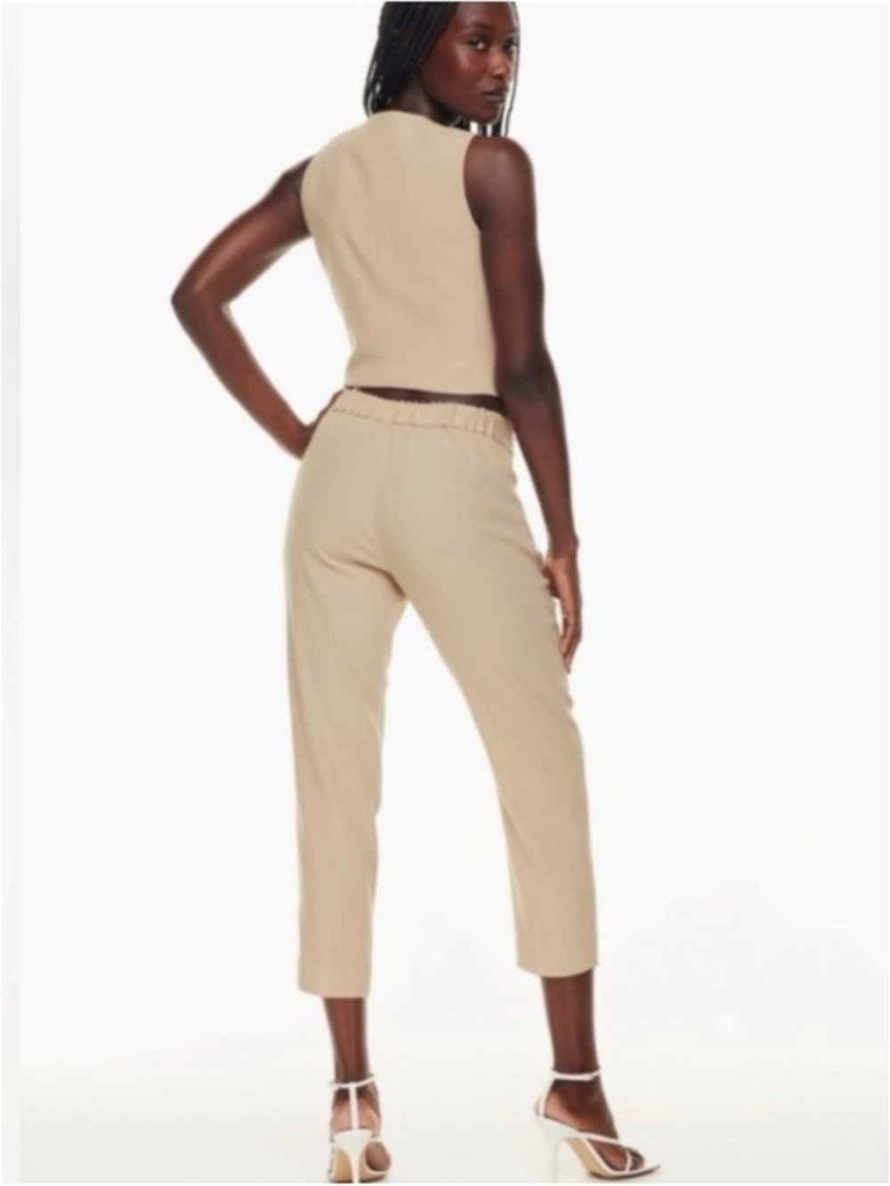 ARITZIA BABATON CONAN PANT in Olive Beige Size 8 NWT - Picture 2 of 12